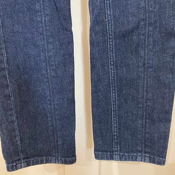 Anthropologie Pilcro and the Letterpress High Rise Straight Dark Wash Jeans - Picture 11 of 17